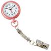 Nurse Watch Strap Nurse Watch 14 Colors To Choose from Inverted Dial with Pulse Memory Short Chain Salmon Pink [Enfamie]