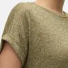 Brianna Mottled Knit T-shirt with Rolled-up Sleeves Woman VERO MODA