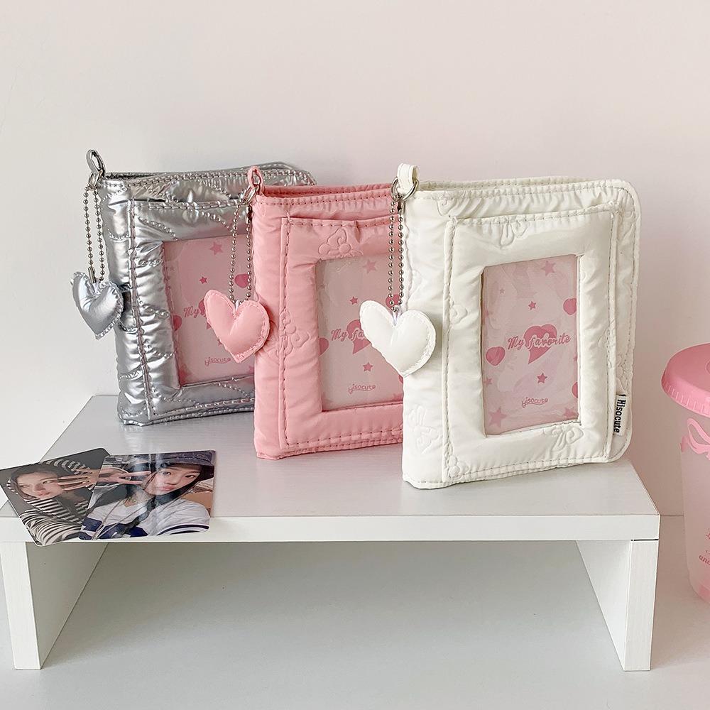 Hanging Decoration Korean Photocard Holder Card Protective Case School Stationery