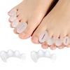 KUENZ Toe Support, Toe Spreader, Toe Support, Sleep Toe Stretching Pad, Silicone Material, Washable, Easy To Put On and Take Off, Soft, Pack of 2, Uni