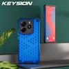 KEYSION Противоударный чехол для Redmi Note 14 4G 14 Pro+ 5G Силиконовый+ПК Прозрачный сотовый чехол для телефона Redmi Note 14 Pro 5G