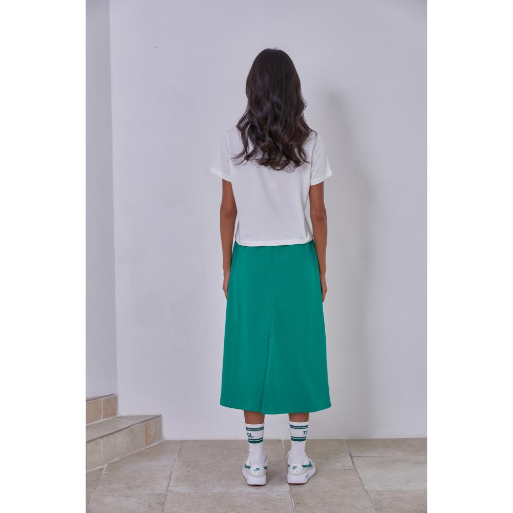 The Green Lab Recycled Maxi Skirt [Green]
