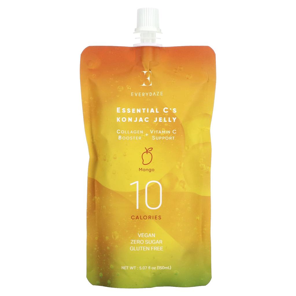 Essential C Konjac Jelly, Mango Flavor, 150Ml(5.07Fl Oz)
