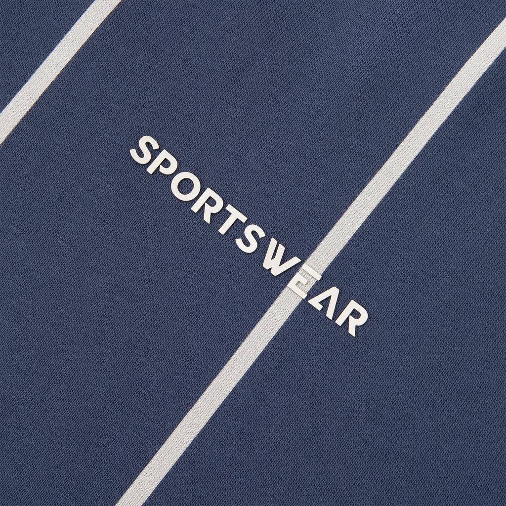 Adidas Striped Short Sleeve Polo Shirt Men Tops Ink-Blue Han-Jade-White JC5745