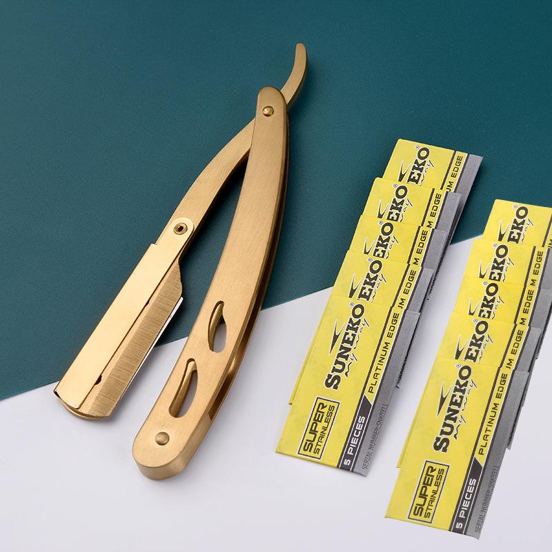 Old Razor 1PCS Manual Men's Razor Shaving Razor Barber Razor Shaving Face Trimming Eyebrow Shaving