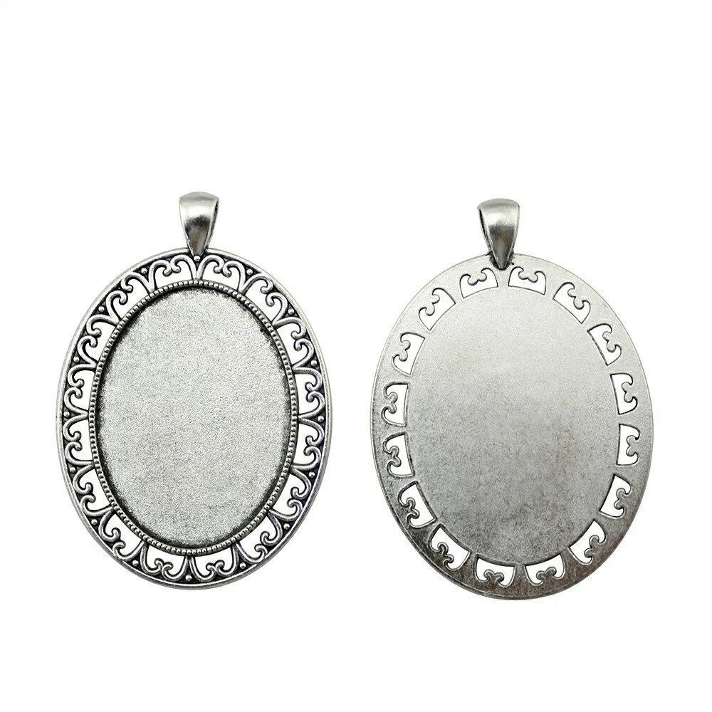 Подходит для овального 20X30 мм 25X35 мм стеклянного кабошона, основа для установки лотка, компоненты, автомобильные аксессуары, подарочные украшения и аксессуары