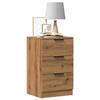 VidaXL Bedside Tables 2 Pcs Artisan Oak Engineered Wood, Bedside Furniture, Side Table, Bed Cabinet, Cabinet 856935