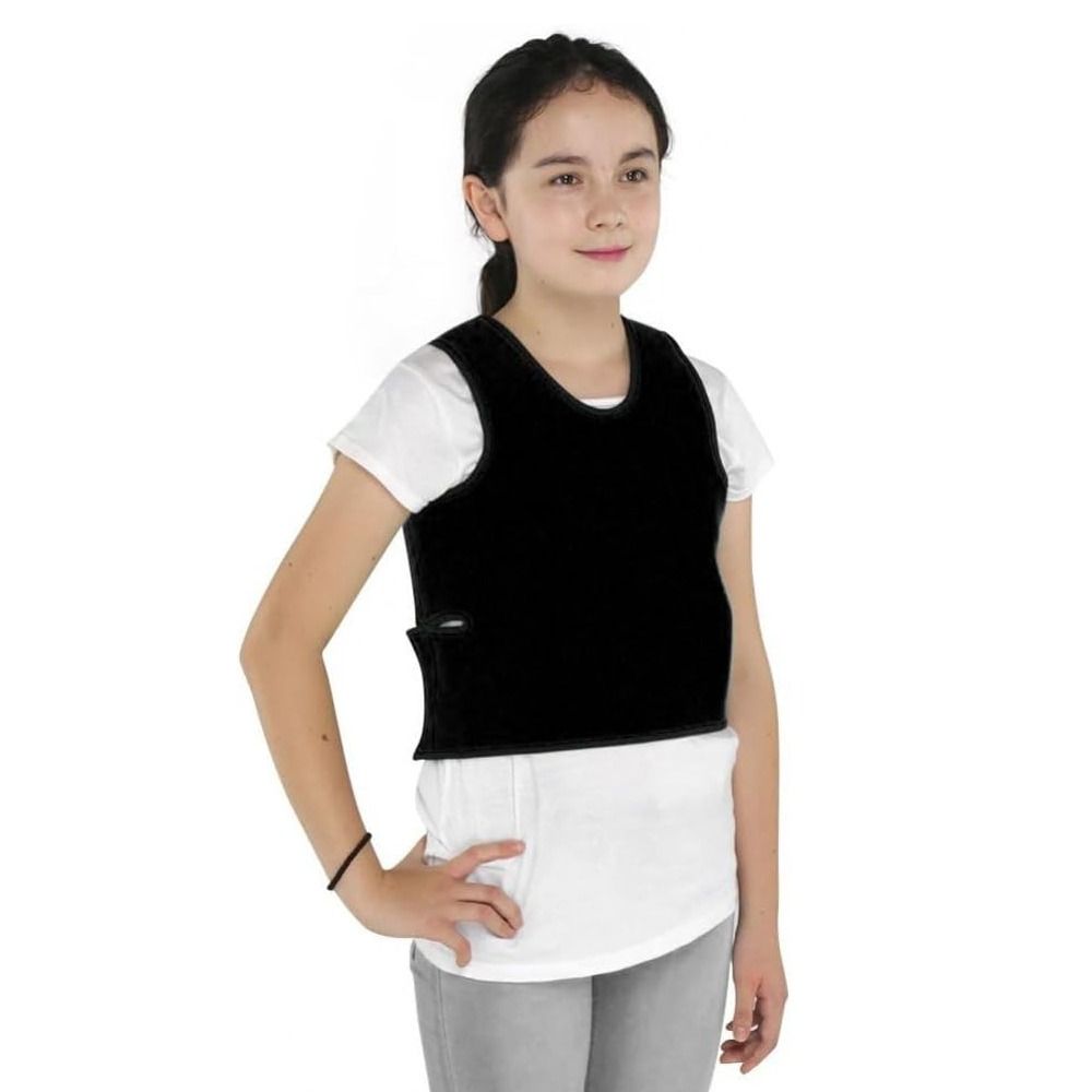 Black Compression Vest Breathable Deep Pressure Vest High Quality Sensory Vest  for Kids