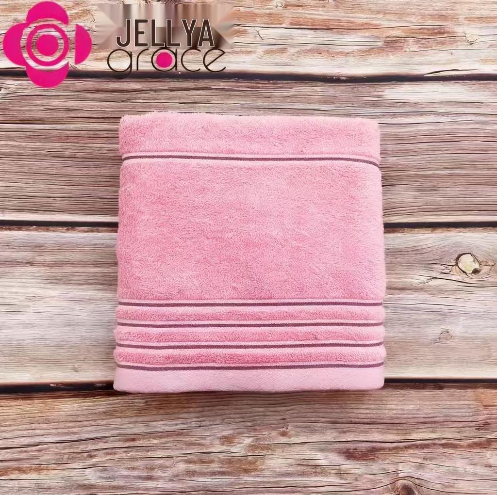 Хлопковое банное полотенце Jieliya - Впитывающее, Не оставляет ворса, Мягкое и приятное для кожи, для мужчин и женщин