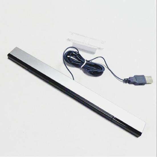 New USB TV Wired Remote Sensor Bar for Wii Console Receiver Inductor