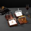 Napkin Holder Wood Table Napkin Holder With Weighted Metal Arm Modern Cocktail Napkin Holder For Home Kitchen Office Restaurant