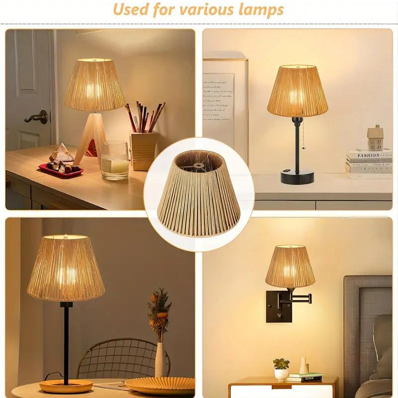 1шт люстра абажур новый китайский стиль абажур ресторан тушеное мясо с овощами магазин бумажная веревка креативное кафе ручная работа плетение B&B