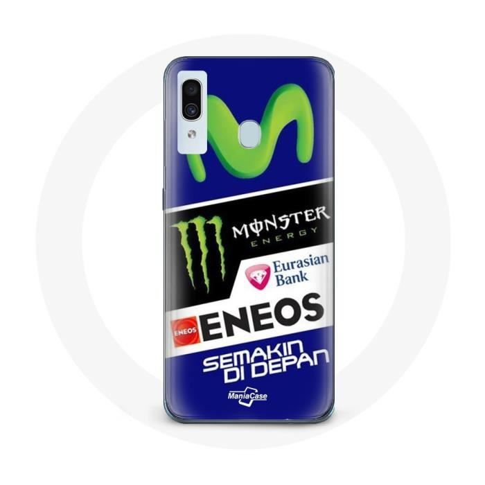 Чехол для Samsung Galaxy A20e Monster Energy Yamaha Eneos