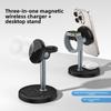 Новое беспроводное зарядное устройство три в одном, подставка для мобильного телефона, настольная беспроводная зарядка для спальни, подходящая для мобильных телефонов Apple Huawei