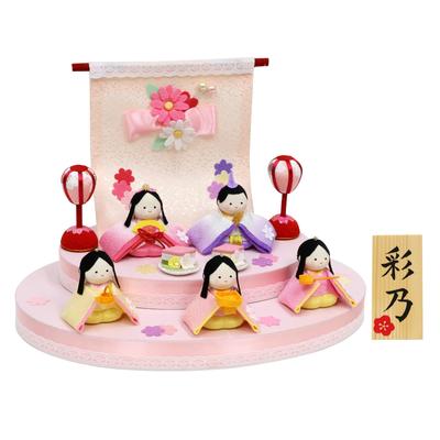 Куклы Osaka Choseido Hina Компактные деревянные бирки с гравировкой имени Бонусные куклы Crepe Hina Куклы Hina (Отправлено отдельно) (мало (5 человек))