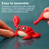 Yousheng 3D Printed Crab Ornament Magnetic Crab Toy with Flexible Ball-Jointed Arm Collectible Desktop Pet Crab Fidget Toy Gift for Kids Adults