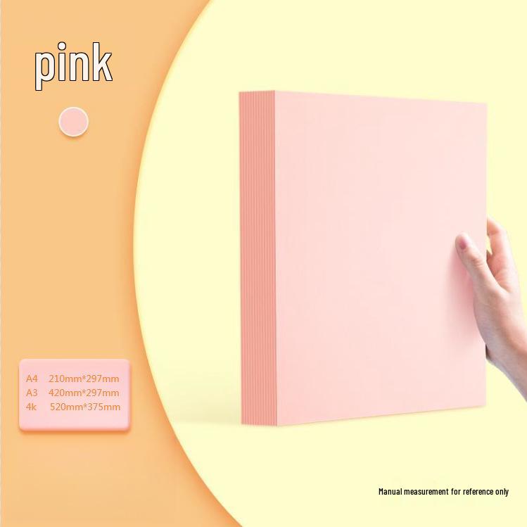 Macaron 8K & 4K Morandi Light Green Thickened Candy Color Card Paper for Kindergarten Crafts (A4)