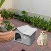 Уличный домик для кошек, укрытие, всепогодная защита, для бездомных питомцев на зиму, для сообщества
