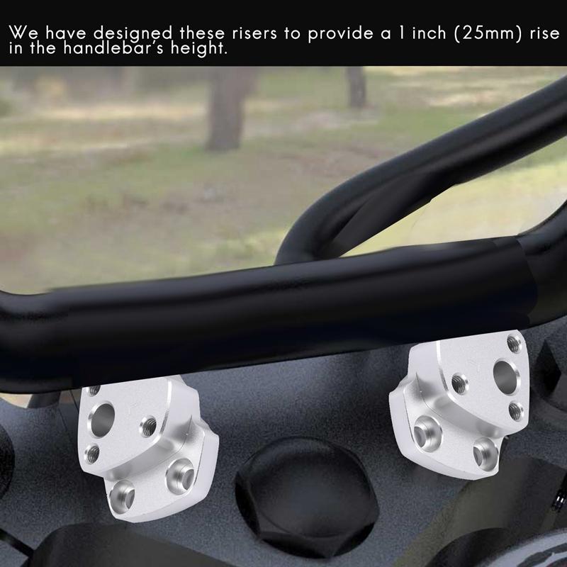 25 мм подставка для руля для Yamaha FJR1300 FJR 1300 2001-2005, серебряные подставки под руль, аксессуары для мотоциклов