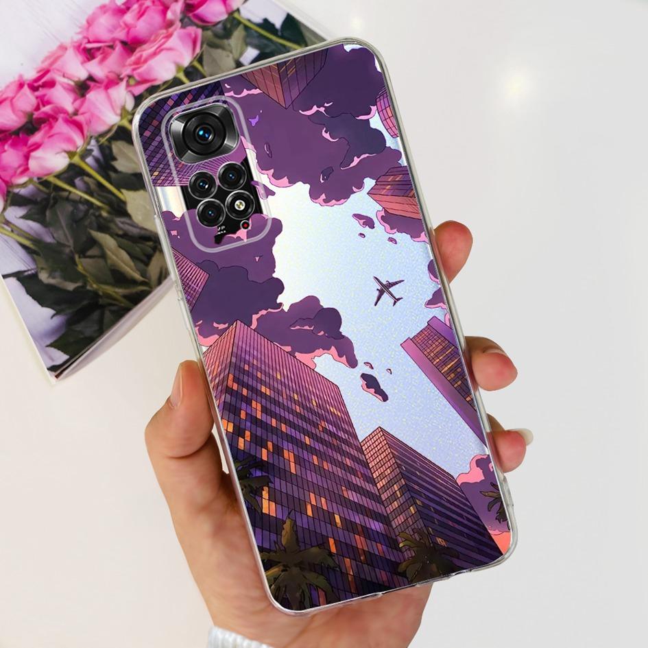 For Xiaomi Redmi Note 11 Case Note 11s Cover Popular Butterfly Dragon Soft Silicone Clear Case For Redmi Note 11S 5G Note11 Capa