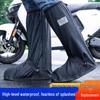 High-Top Waterproof Non-Slip Overshoes for Cycling - Unisex, Sandproof, Snowproof, and Rainproof