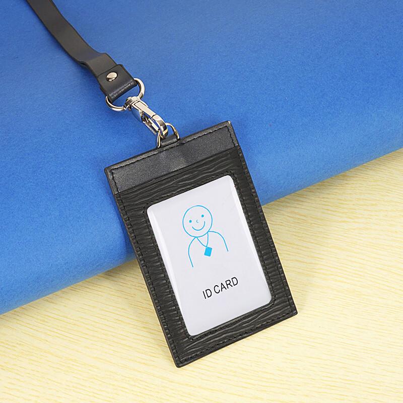 Женский держатель для нагрудных карт Чехол для рабочей ID-карты Усовершенствованный рабочий бейдж с веревкой для ношения Несколько слотов для карт Простая защита Именная бирка