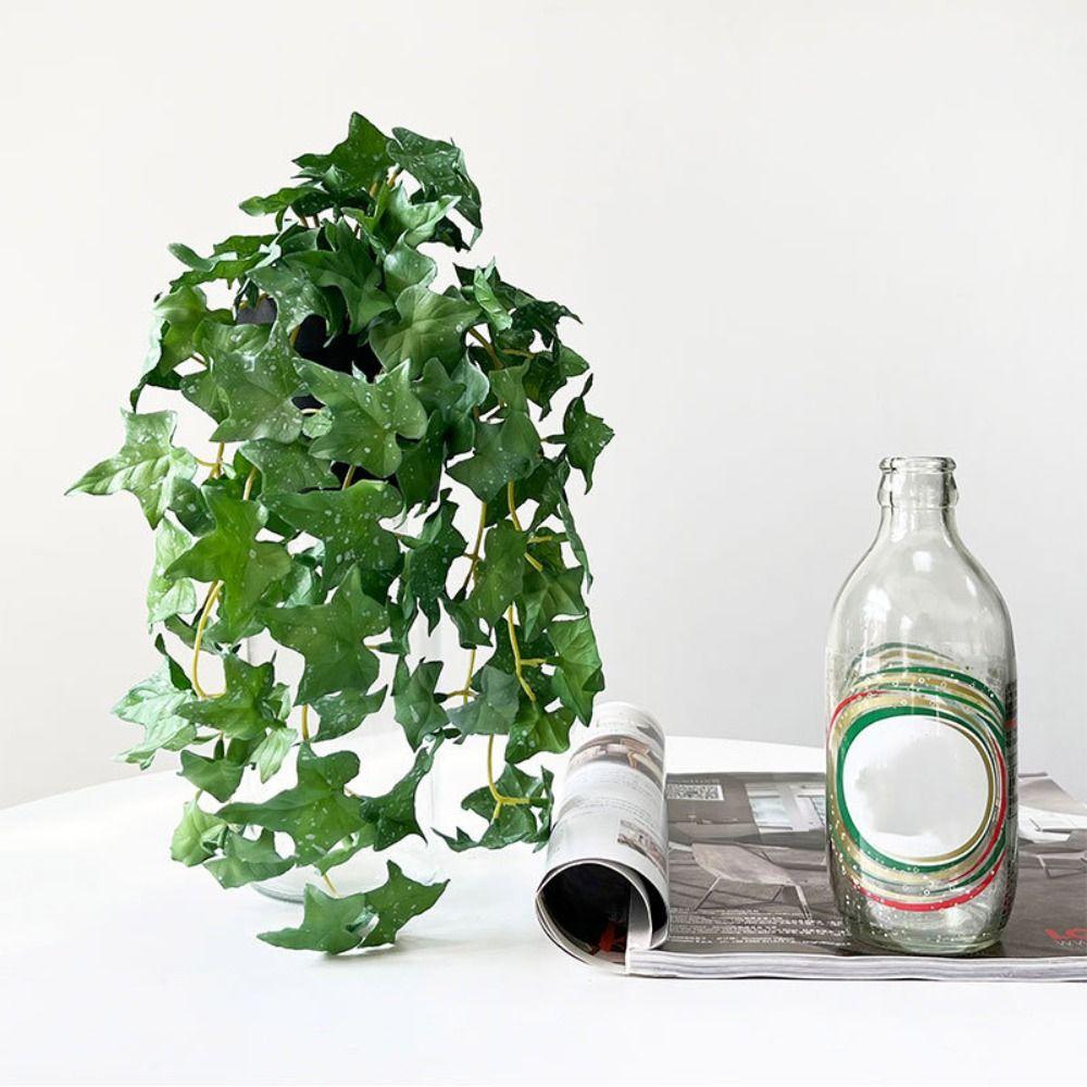 Long Artificial Plant Green Faux Copper Coin Grass Creative Succulent Plants Leaves  Home Office