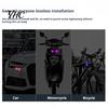 Mini Solar Lamp Warning Light High Lumens Super Bright Waterproof Compact Size Portable Rechargeable Motorcycle Bike Tail LED Flashing
