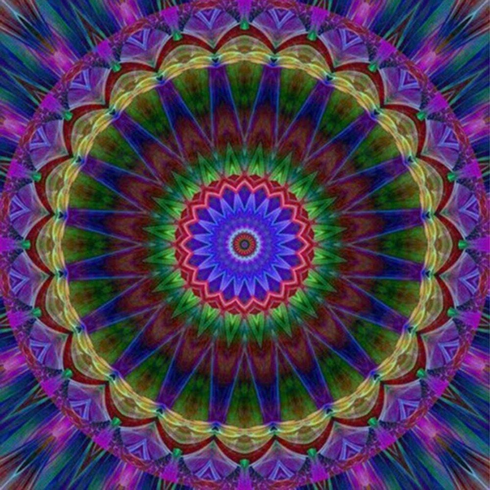 5D алмазная живопись полный алмаз животных круглый алмаз мозаика узор Мандала цветок Diy вышивка крестиком украшение дома ручная работа