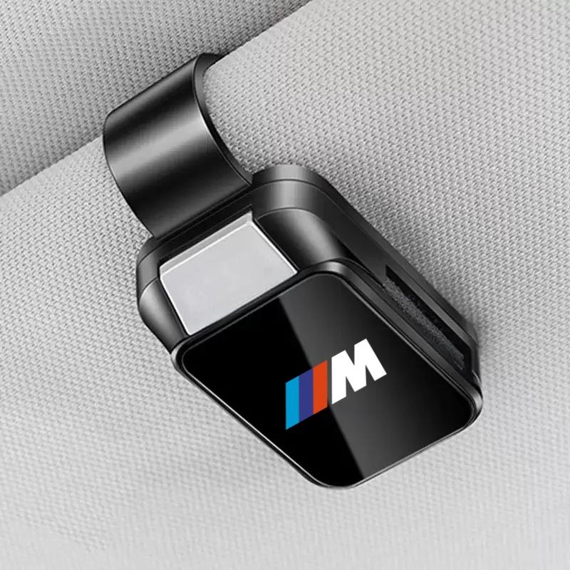 LVLL3 Car Sunglasses Clip Card Ticket Holder Stand Fastener Sun Visor For BMW M E30 E39 E46 E90 E93 E60 F10 M5 M6 M7 X4 X5 X1
