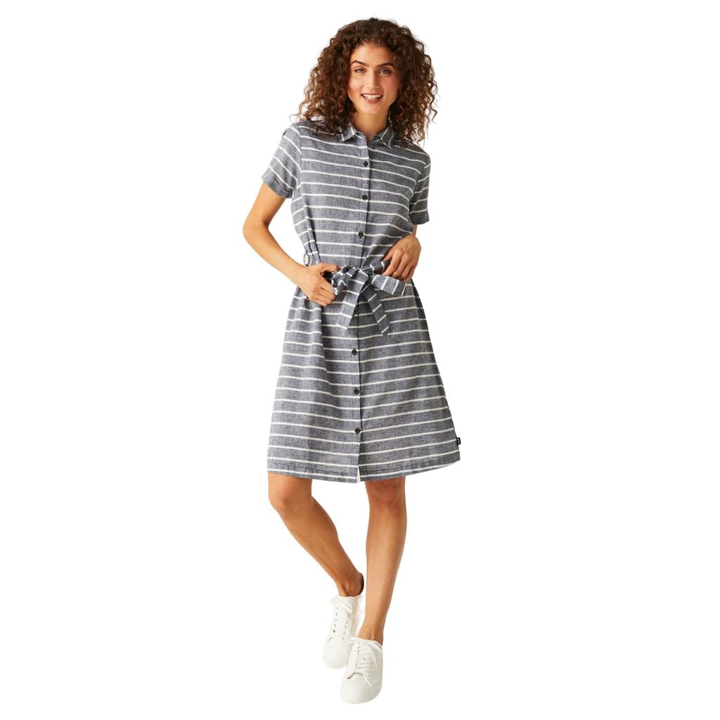 Regatta Womens/Ladies Rema Striped Shirt Dress