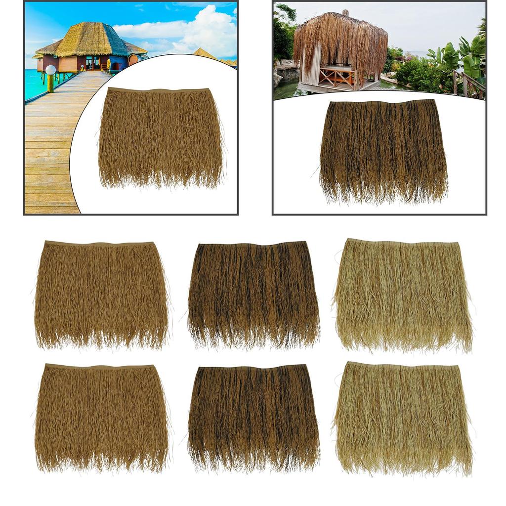 Artificial Roll, Simulation Thatched Roof, Easy to Install, PETG Skirting Board for Fence,