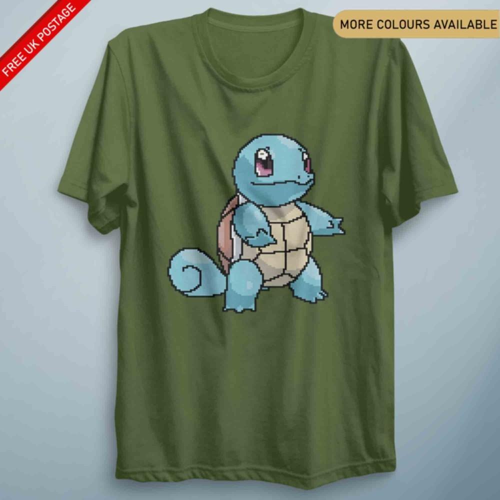 Squirtixel Anime T Shirt Adults Kids Unisexga Top Pixel Shirt Birthday Anime Gift