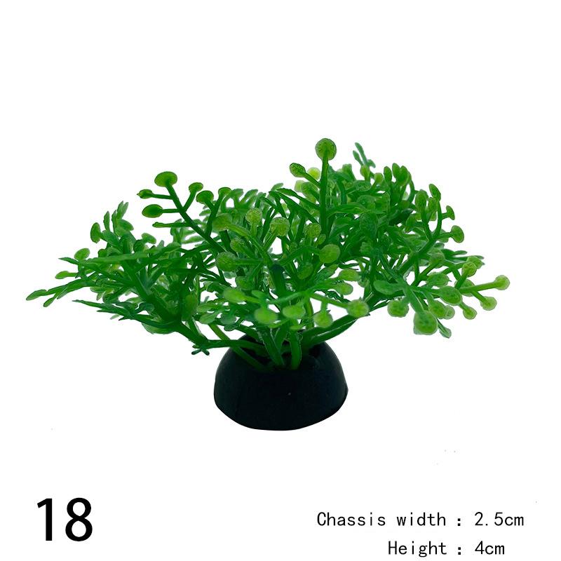 Artificial Plants Fish Tank Decoration Aquarium Decorative Ornaments Simulation Water Weeds Leaves Grass Plant Accessories