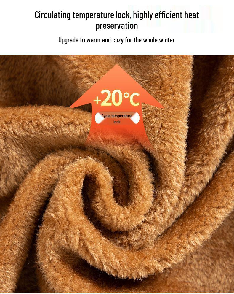 Комплект: кожаная куртка и брюки: На флисовой подкладке, ветрозащитный, водонепроницаемый, маслостойкий - Идеально для водителей и работников доставки зимой