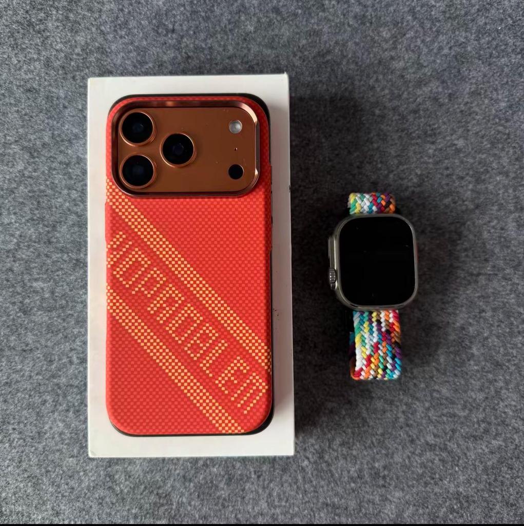 Магнитный чехол из углеродного волокна и кевлара для iPhone 17 Pro Max - Защитный чехол с ощущением кожи, устойчивый к падениям, для Apple 16