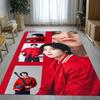 SUGA Agust D Kpop B-BTS Ковер для гостиной Нескользящий Мягкий ковер для спальни Детской игровой комнаты Дивана, Домашний декор Придверный коврик Подарок