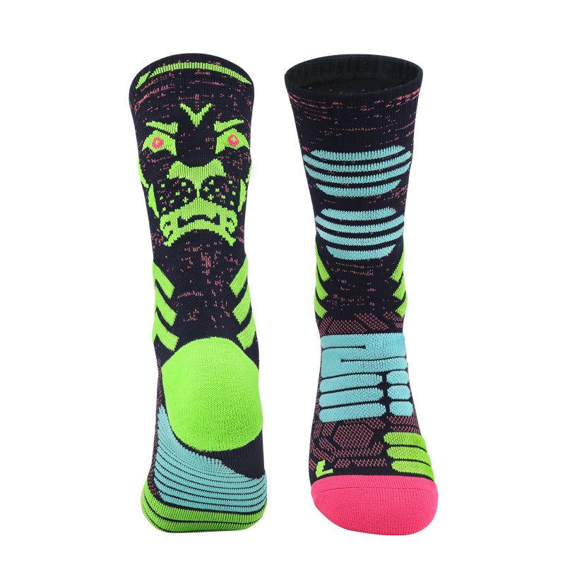 Non-Slip Professional Basketball Socks Men'S Medium Tube American Thickened Towel Bottom Women'S Sweat-Absorbing And Breathable Sports Socks Men'S