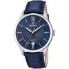 Montre Homme FESTINA - Cuir Bleu - Etanche 5 ATM - Mouvement Quartz