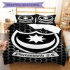 Portsmouth logo Bedding Quilt Set Quilt Cover Pillowcase Home Decoration Birthday Gift (1 * duvet cover + 2 * pillowcase, without core)