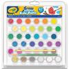 Смываемая краска Crayola для детей, 42 цвета, с кисточкой, мини-бутылочки, 540157, официальный продукт