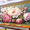 Полный квадратный/круглый дрель 5D DIY алмазная живопись красивые пионы картина Алмазная вышивка крестиком домашний декор J3762