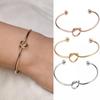 Proposal Gifts Wedding for Women Girls Love Knot Bracelets Tie The Knot Open Cuff Bangles
