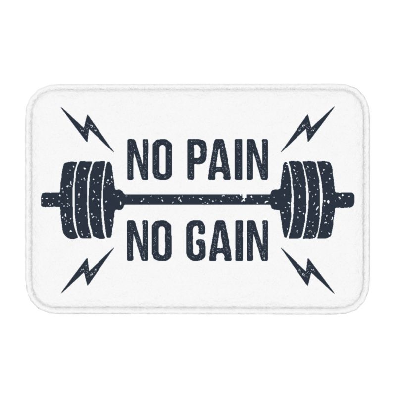 Stop Whining Start Doing Gym Life Doormat Non-Slip Entrance Kitchen Door Floor Mat Bodybuilding Quote Bedroom Rug Carpet