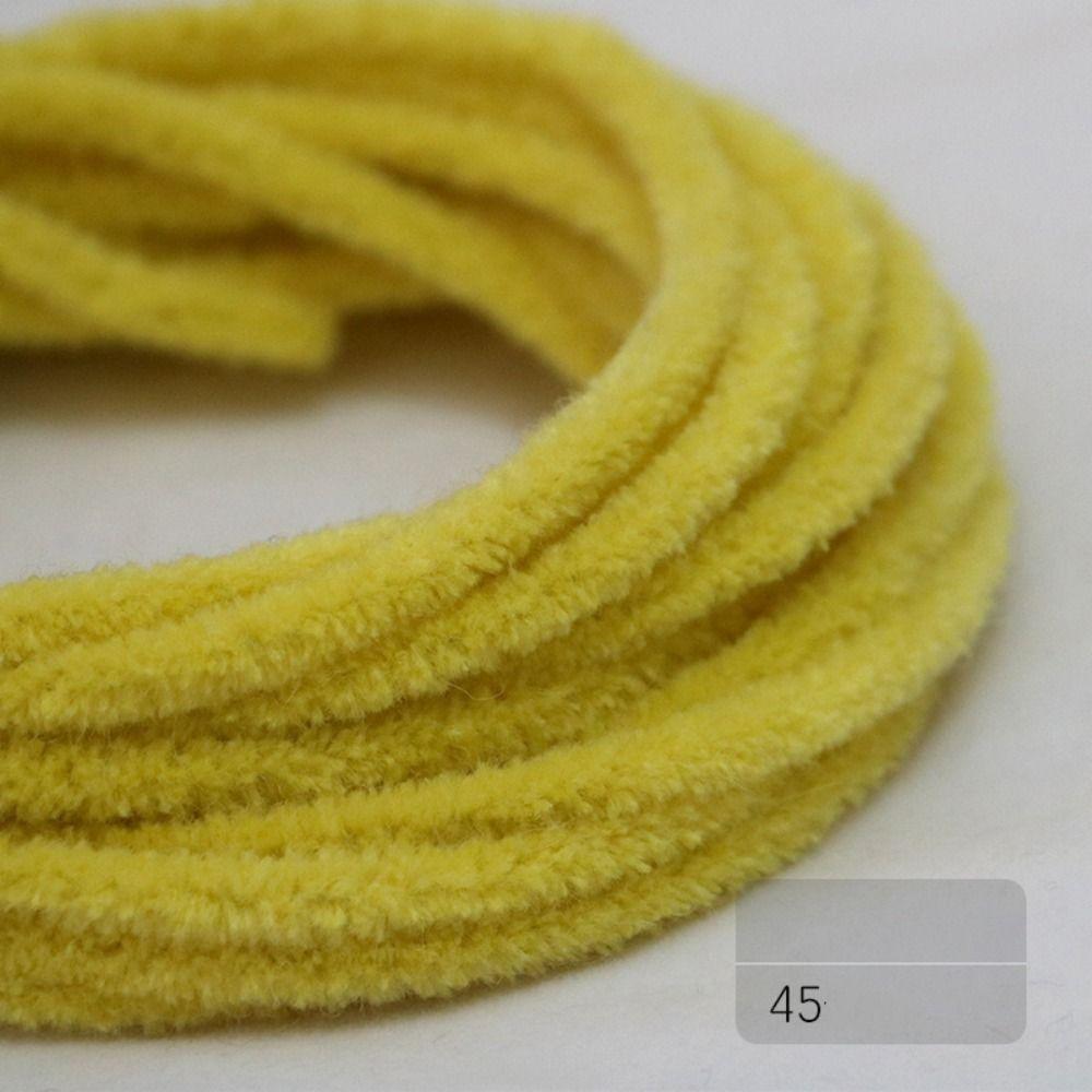 Colored Wool Handmade Twisted Rod Plush Handmade Chenille Stem  Puppy Toy