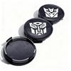4pcs Transformers Logo Emblem Car Wheel Center Caps 74mm 69mm Wheels Hub Cap Decepticons Optimus Prime Badge Rim Hubcaps Cover