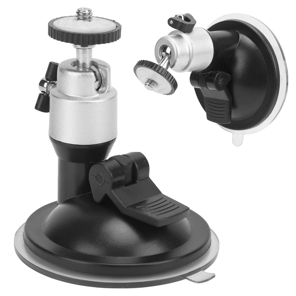 Универсальный регулируемый адаптер для крепления на присоске из сплава и пластика в автомобиле, базовый аксессуар(Серебряный )