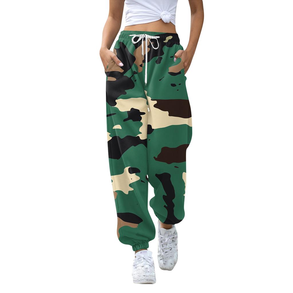 Kids Sport Printed Gradient Drawstring Pocket Casual Sweatpants Pants