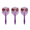 Trinidad CONDOR AXE Rose of the Heart Модель игрока Natsumi Iwata Condor Axe Rose of the Heart Darts Flight Small M Clear Purple (ТРИНИДАД)