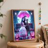 Disney Oil Painting Kit Nightmare Before Christmas Home Bedroom Wall Decor Handmade Gift Art Crafts Romantic Couple Paint By Numbers